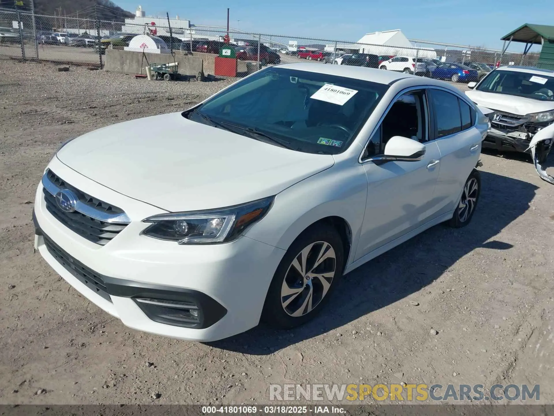 2 Фотография поврежденного автомобиля 4S3BWAD6XM3005206 SUBARU LEGACY 2021