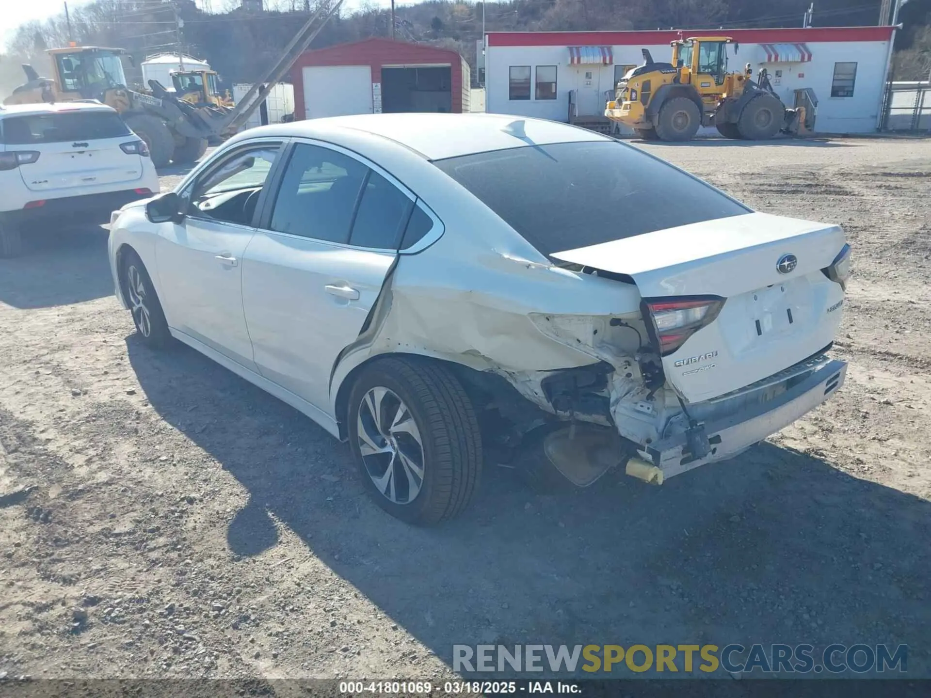 3 Фотография поврежденного автомобиля 4S3BWAD6XM3005206 SUBARU LEGACY 2021