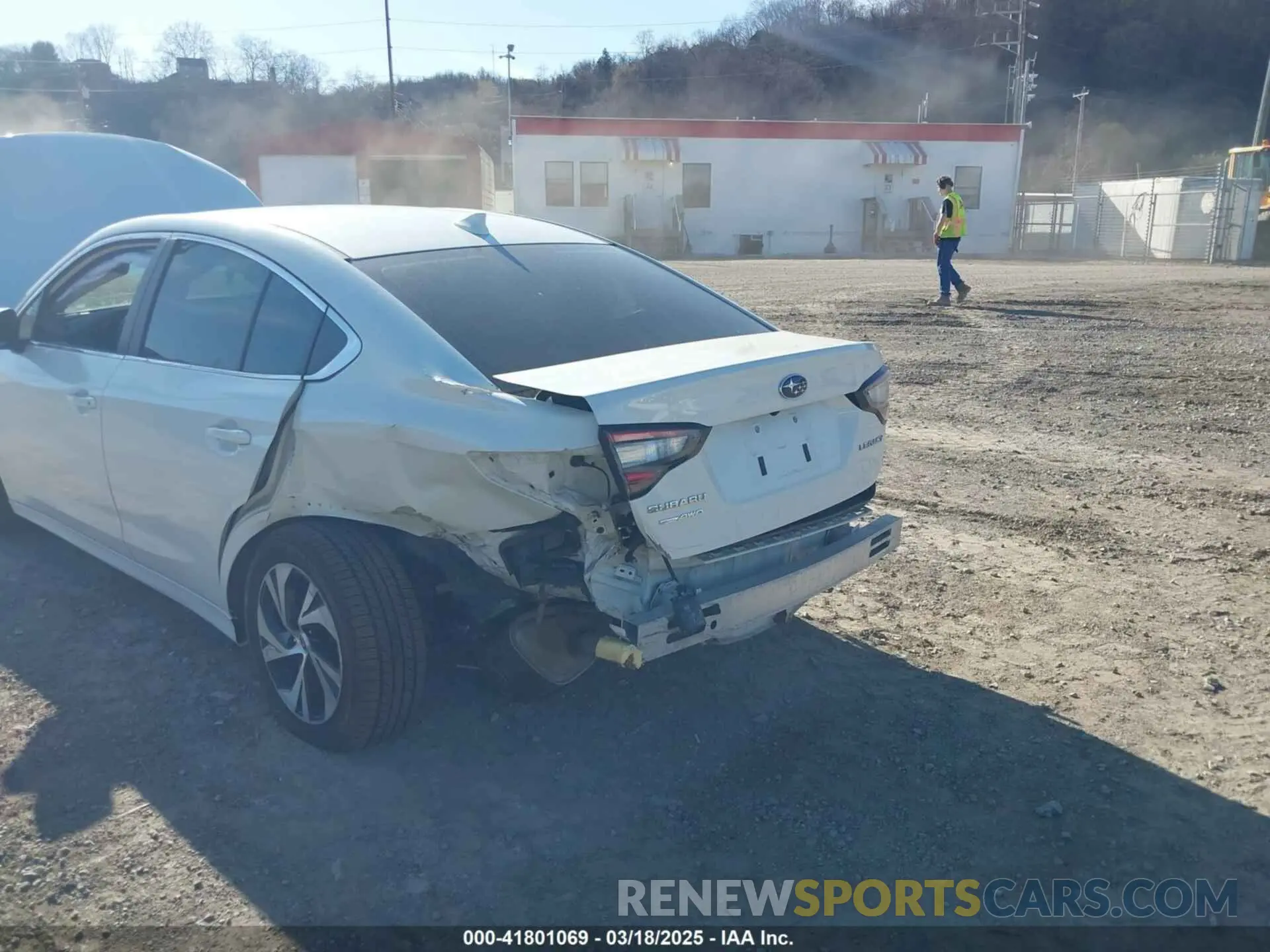 6 Фотография поврежденного автомобиля 4S3BWAD6XM3005206 SUBARU LEGACY 2021