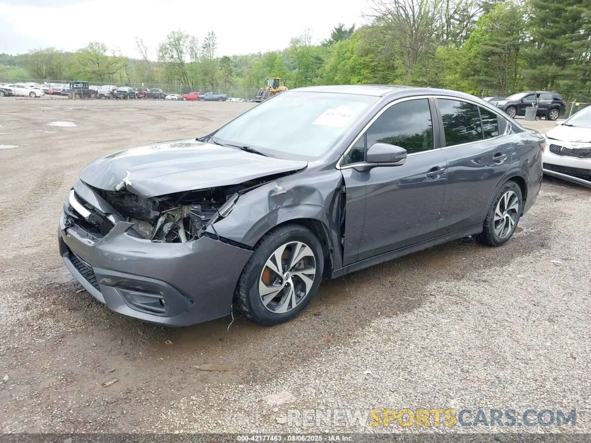2 Photograph of a damaged car 4S3BWAF67M3013955 SUBARU LEGACY 2021