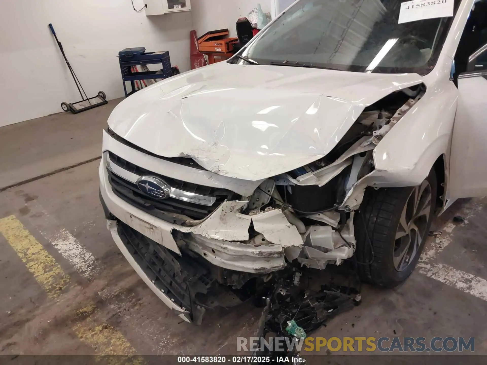 6 Фотография поврежденного автомобиля 4S3BWAF69M3020373 SUBARU LEGACY 2021