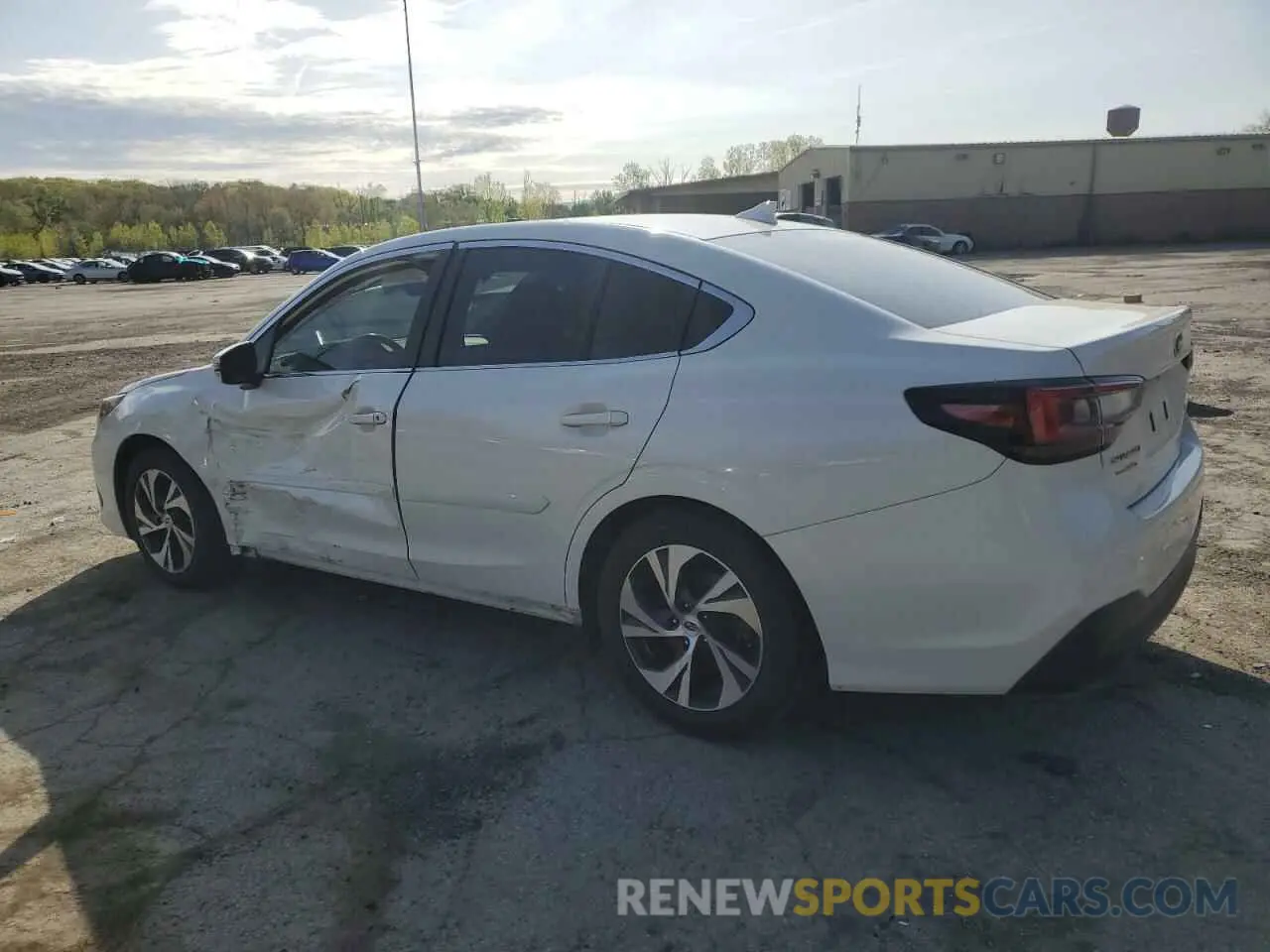 2 Photograph of a damaged car 4S3BWAF6XM3020107 SUBARU LEGACY 2021
