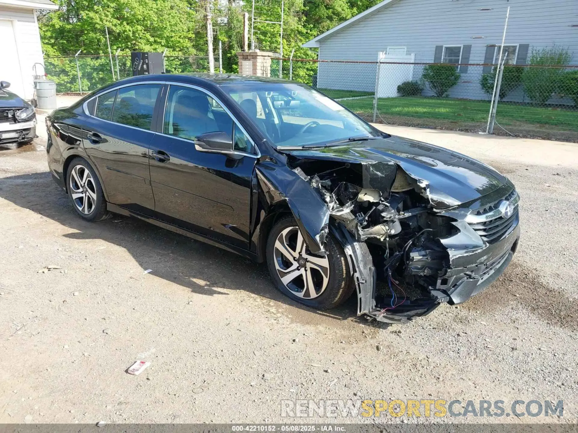 1 Photograph of a damaged car 4S3BWAN63M3002260 SUBARU LEGACY 2021