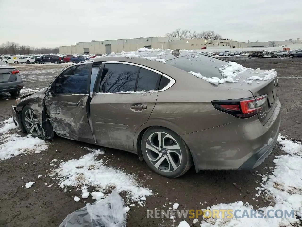 2 Фотография поврежденного автомобиля 4S3BWAN69M3018172 SUBARU LEGACY 2021