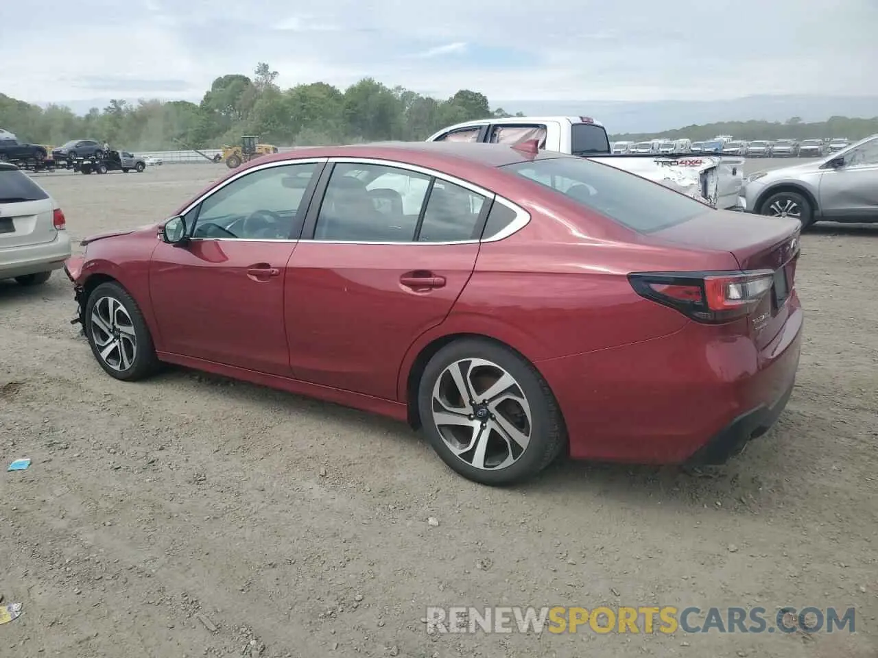 2 Фотография поврежденного автомобиля 4S3BWGN69M3015758 SUBARU LEGACY 2021