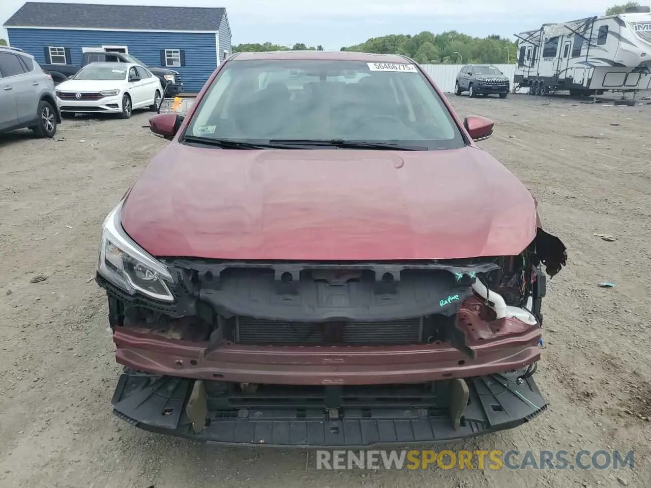 5 Фотография поврежденного автомобиля 4S3BWGN69M3015758 SUBARU LEGACY 2021