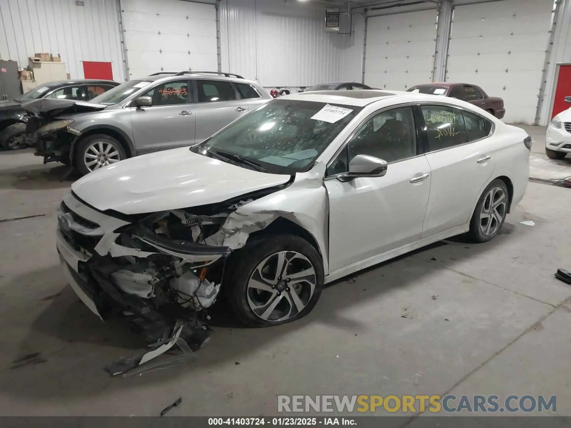 2 Photograph of a damaged car 4S3BWGP64M3016961 SUBARU LEGACY 2021