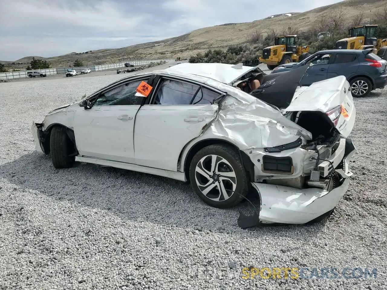 2 Photograph of a damaged car 4S3BWGP66M3004293 SUBARU LEGACY 2021