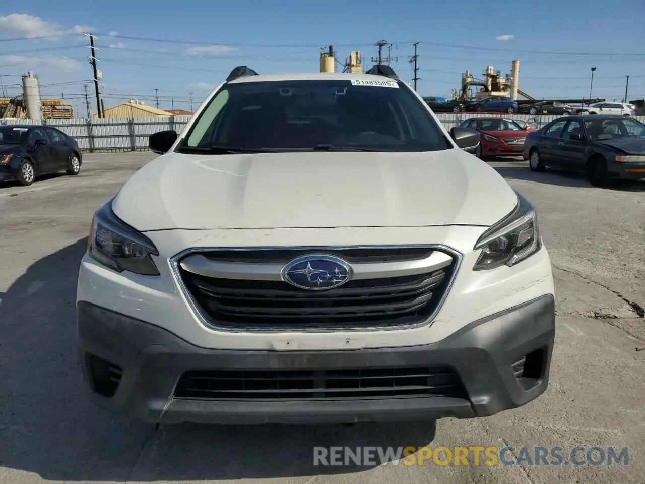 5 Photograph of a damaged car 4S4BTAAC2M3103323 SUBARU LEGACY 2021