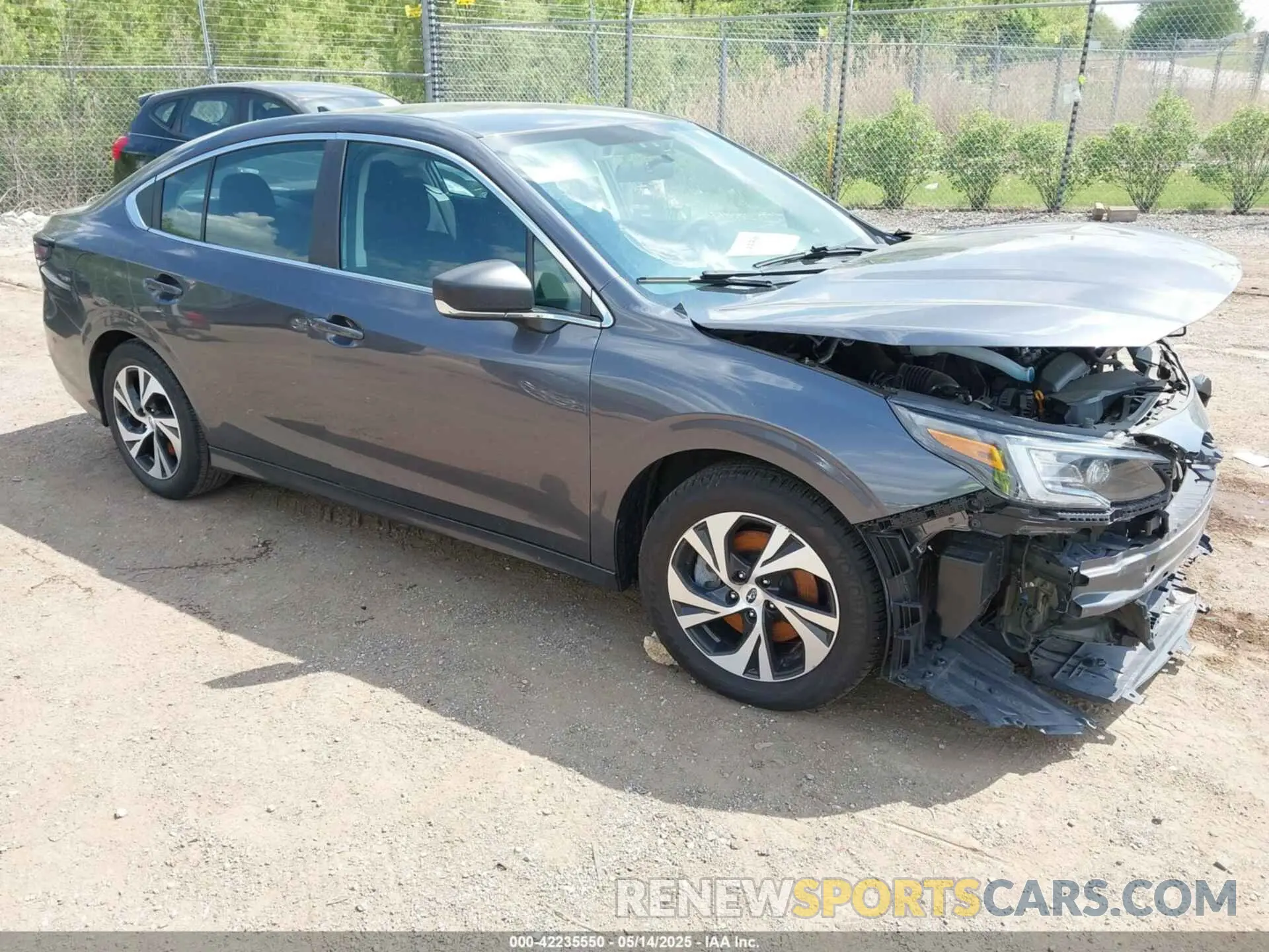 1 Photograph of a damaged car 4S3BWAB60N3012220 SUBARU LEGACY 2022