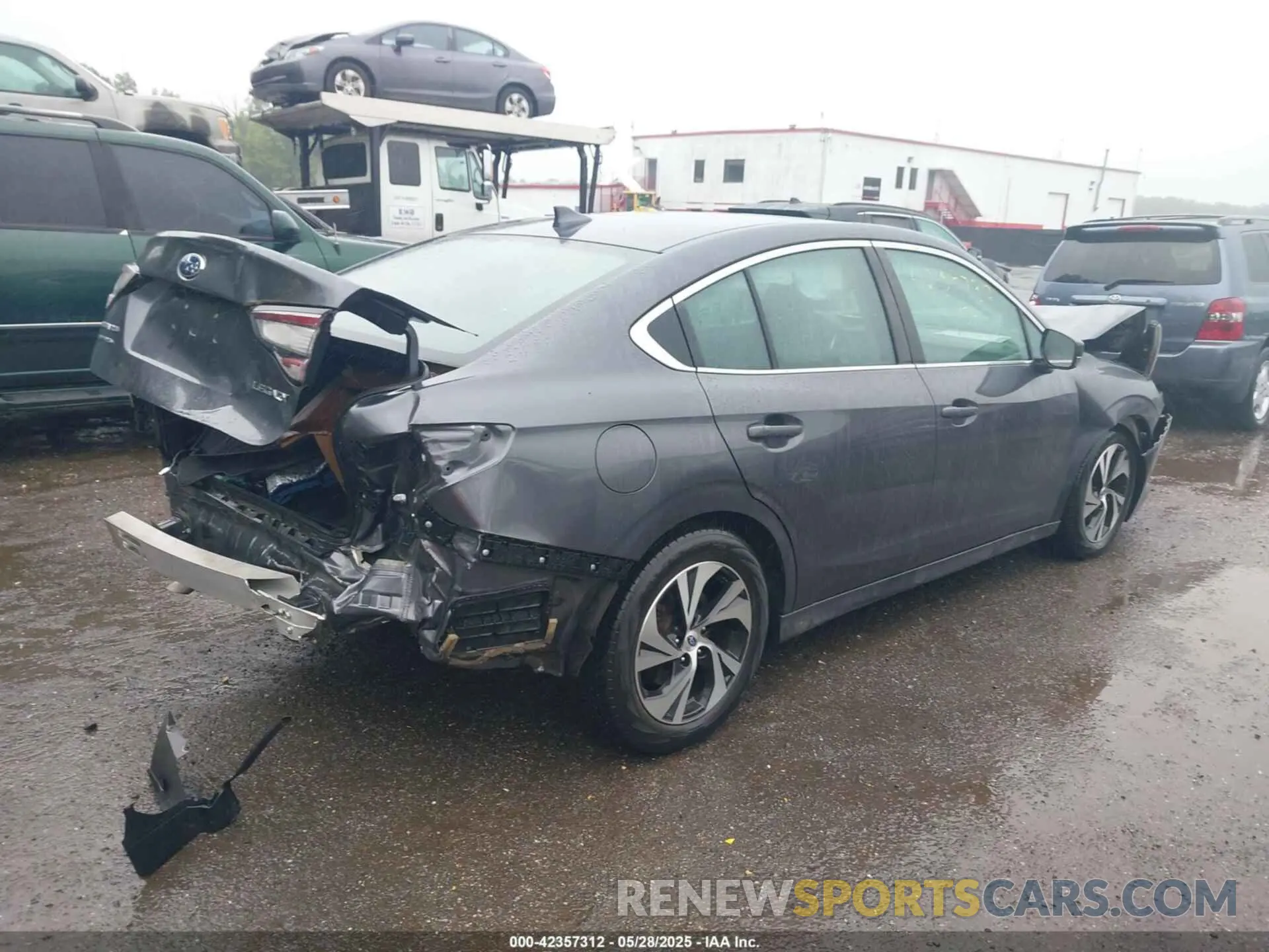 4 Фотография поврежденного автомобиля 4S3BWAB6XN3008661 SUBARU LEGACY 2022