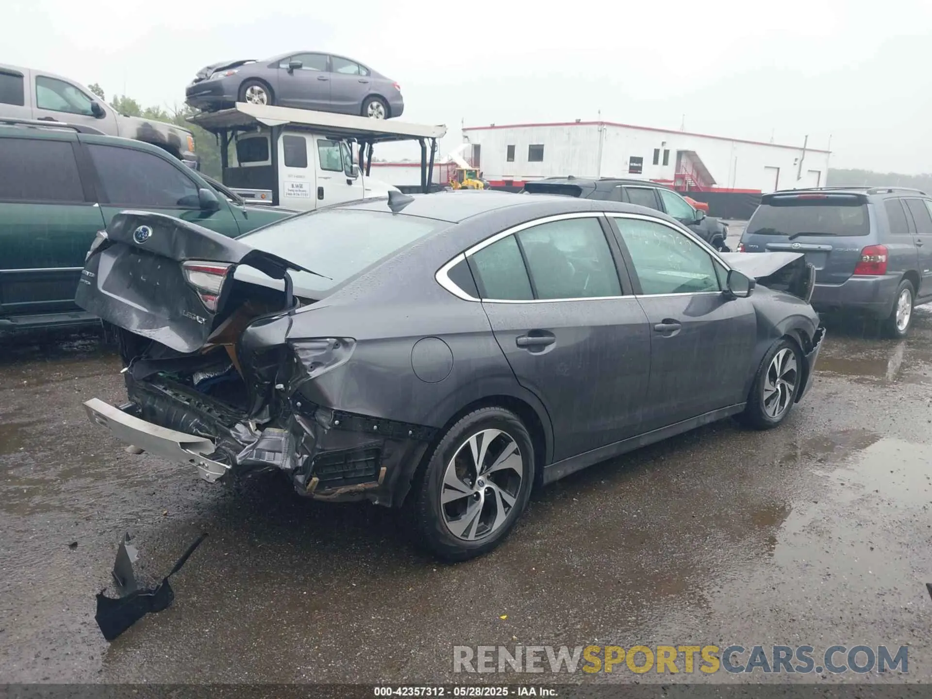 6 Фотография поврежденного автомобиля 4S3BWAB6XN3008661 SUBARU LEGACY 2022