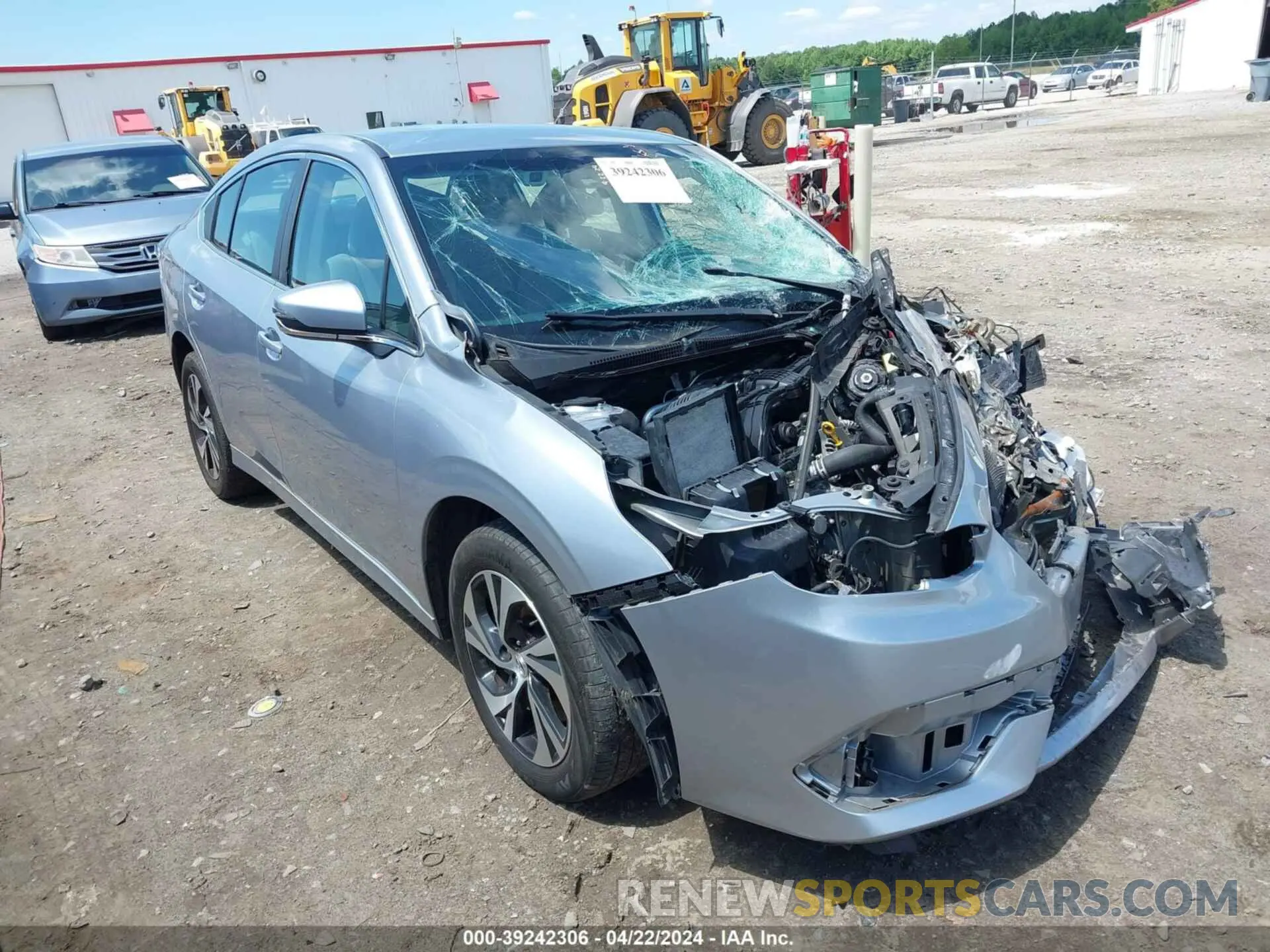 1 Photograph of a damaged car 4S3BWAC66N3012995 SUBARU LEGACY 2022