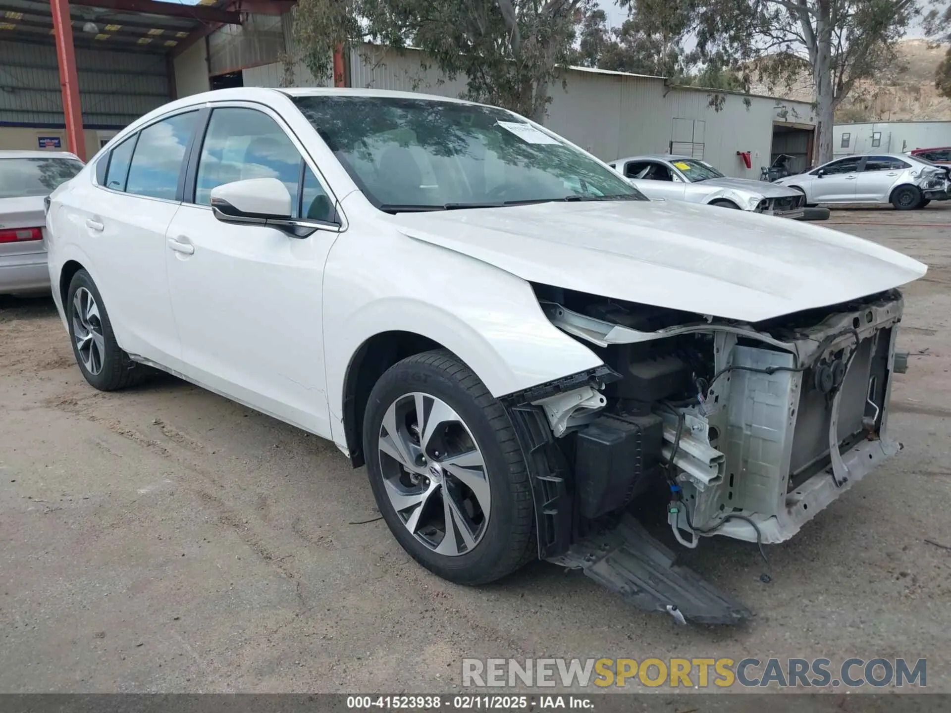 1 Photograph of a damaged car 4S3BWAC66N3017890 SUBARU LEGACY 2022