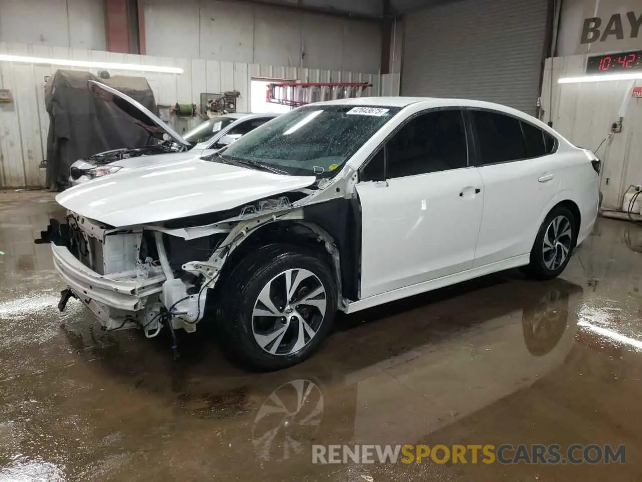1 Photograph of a damaged car 4S3BWAC66N3024113 SUBARU LEGACY 2022
