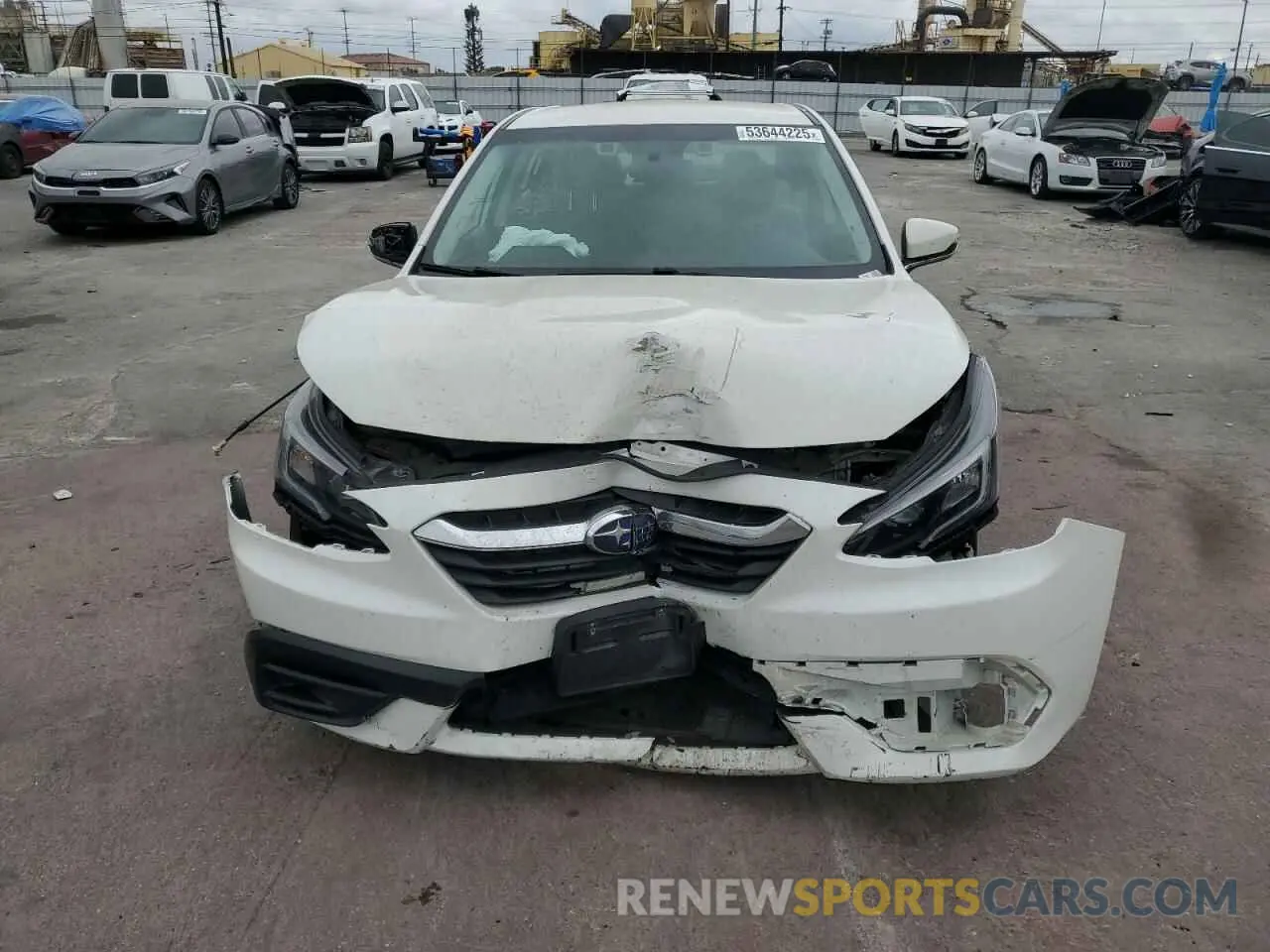 5 Photograph of a damaged car 4S3BWAC68N3012027 SUBARU LEGACY 2022
