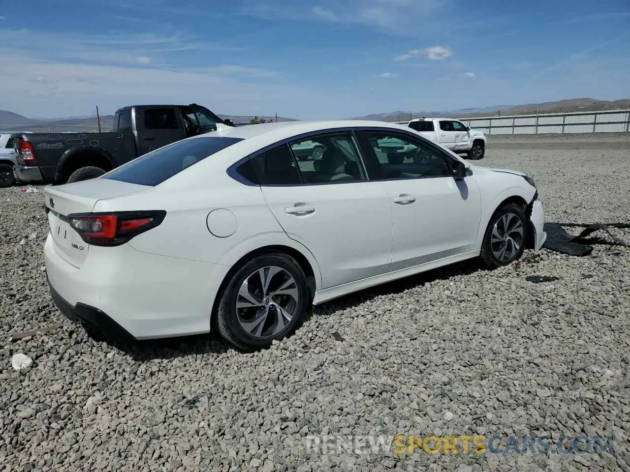 3 Фотография поврежденного автомобиля 4S3BWAC6XN3022882 SUBARU LEGACY 2022