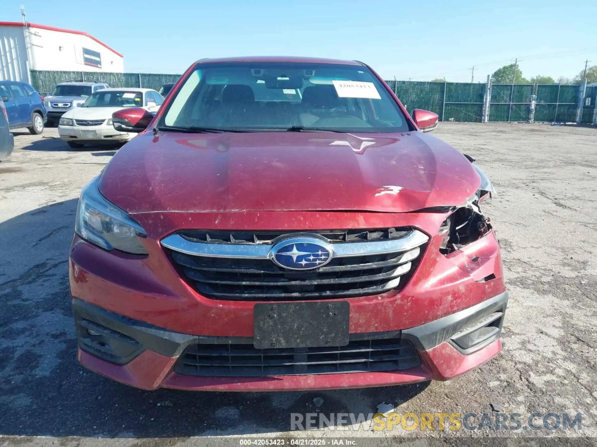 12 Photograph of a damaged car 4S3BWAD64N3017630 SUBARU LEGACY 2022