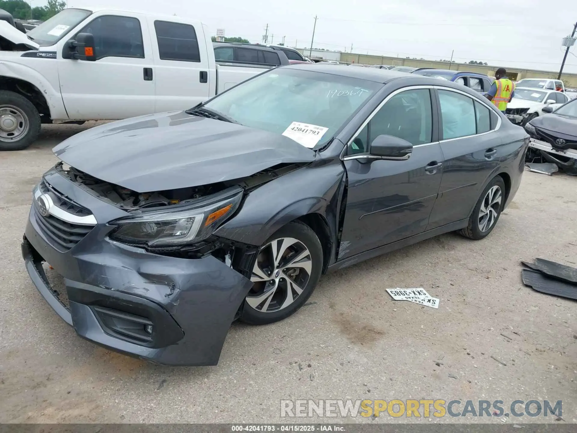 2 Photograph of a damaged car 4S3BWAD66N3009058 SUBARU LEGACY 2022