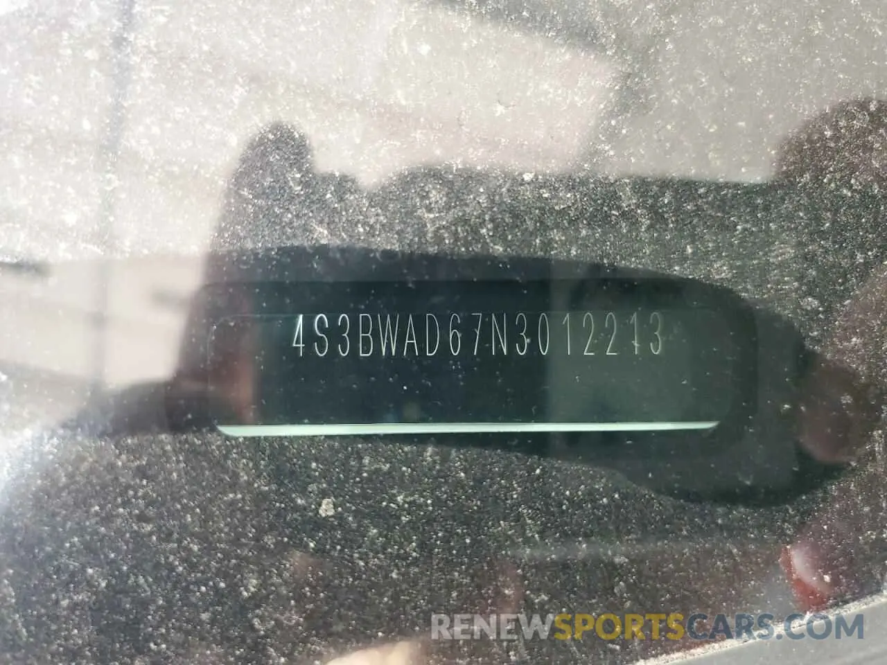 12 Photograph of a damaged car 4S3BWAD67N3012213 SUBARU LEGACY 2022