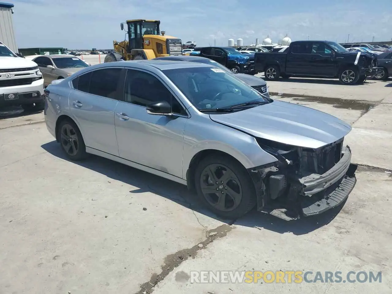 4 Photograph of a damaged car 4S3BWAH62N3006989 SUBARU LEGACY 2022