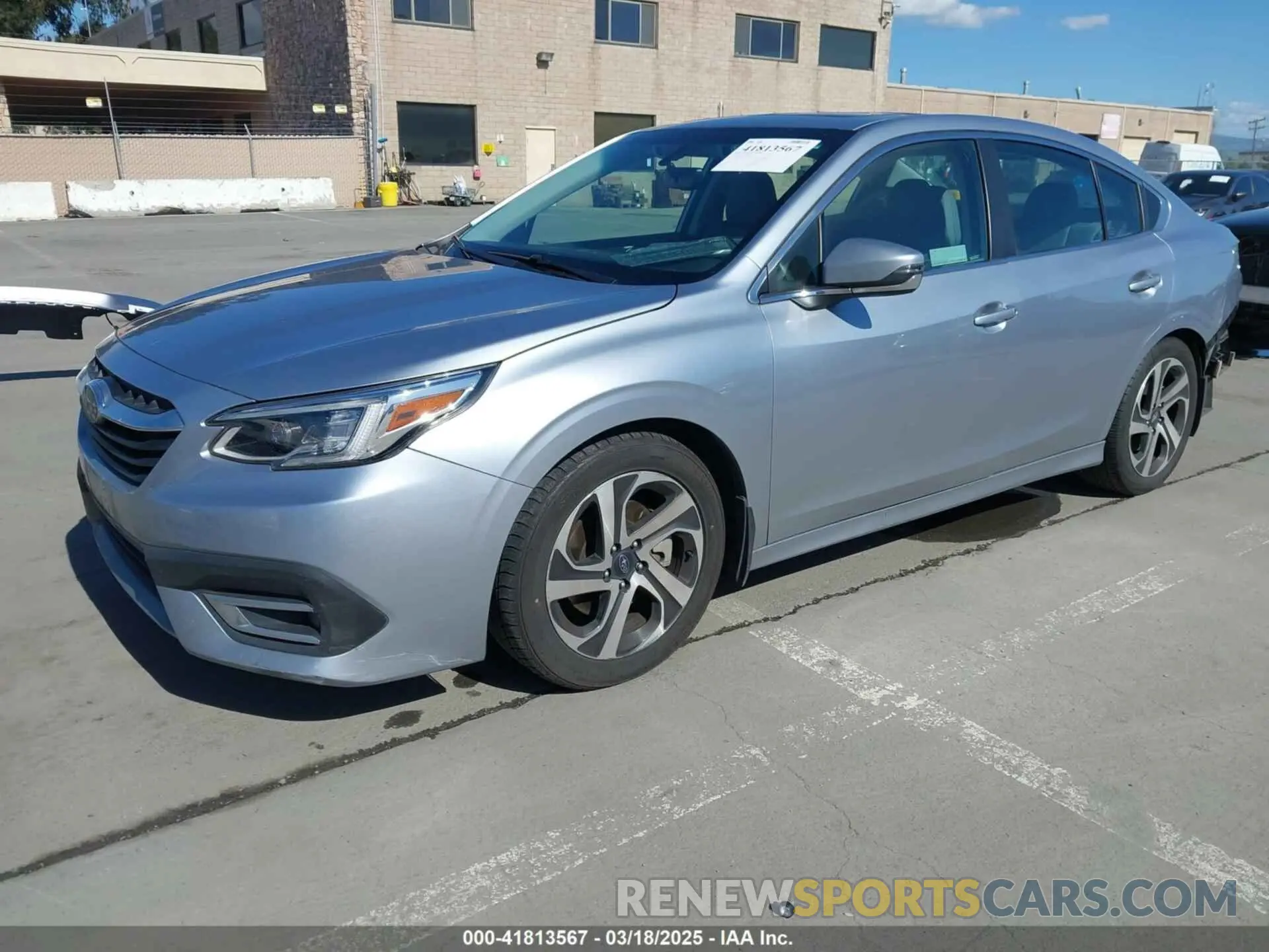 2 Photograph of a damaged car 4S3BWAN64N3026620 SUBARU LEGACY 2022