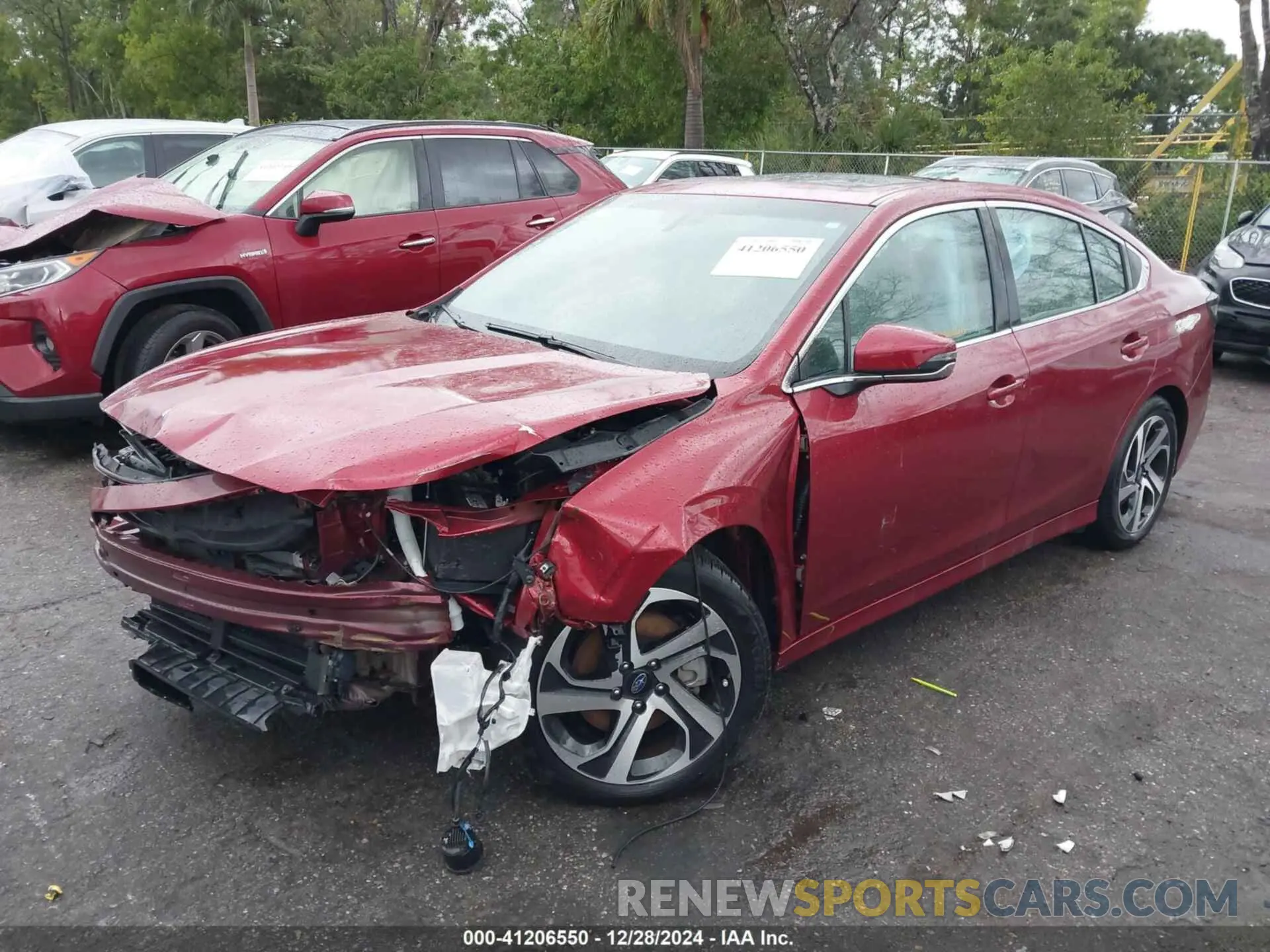 2 Photograph of a damaged car 4S3BWAN64N3027945 SUBARU LEGACY 2022