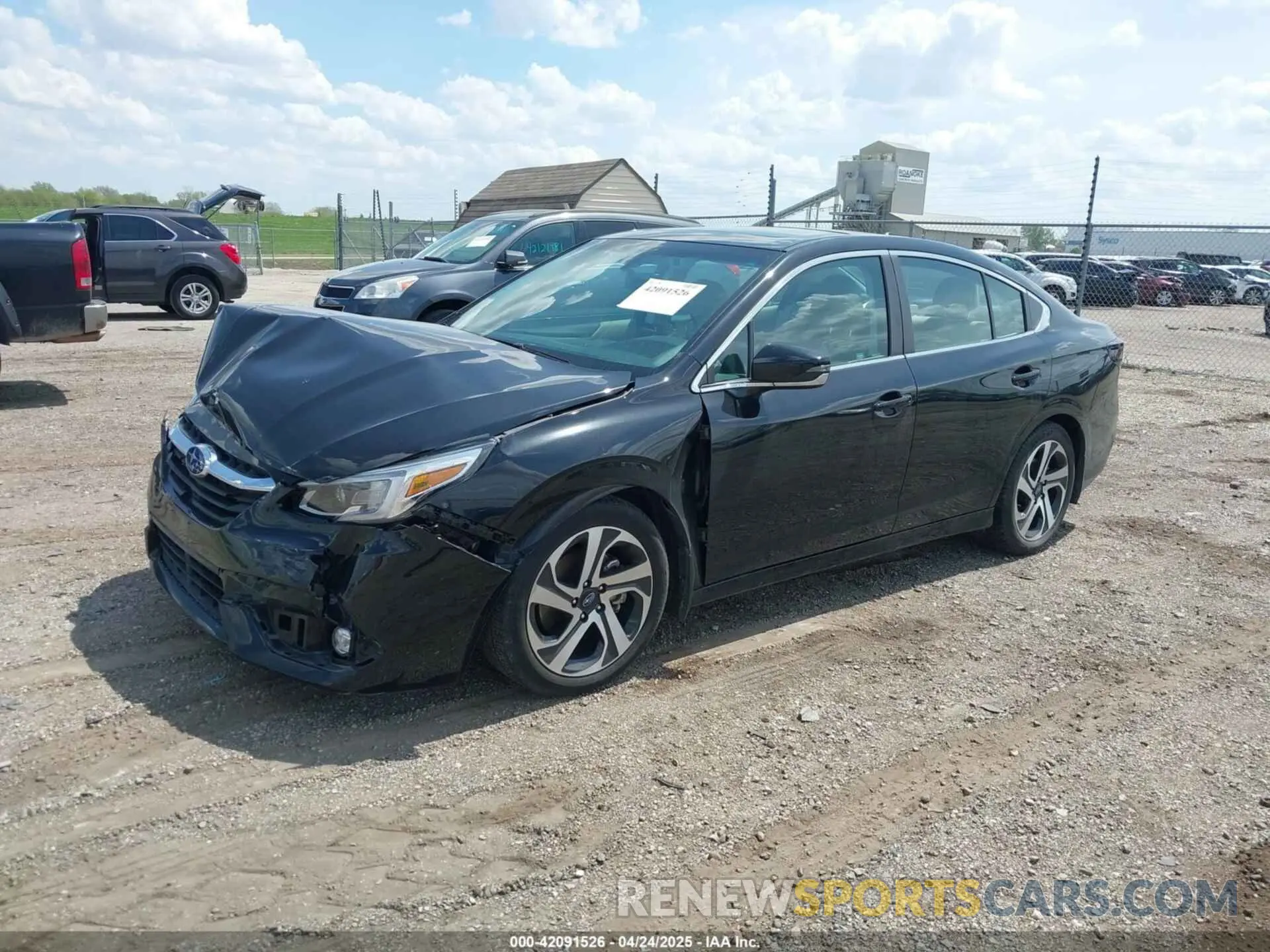 2 Фотография поврежденного автомобиля 4S3BWAN65N3006215 SUBARU LEGACY 2022