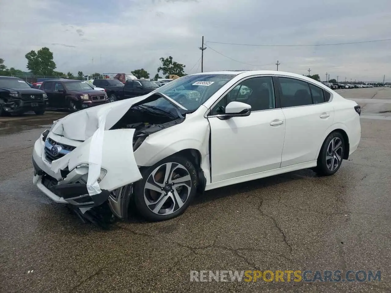 1 Photograph of a damaged car 4S3BWGN69N3004440 SUBARU LEGACY 2022
