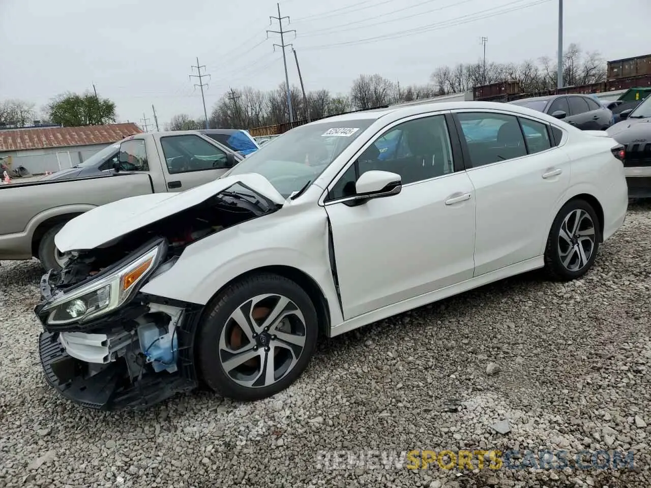 1 Photograph of a damaged car 4S3BWGN6XN3022011 SUBARU LEGACY 2022