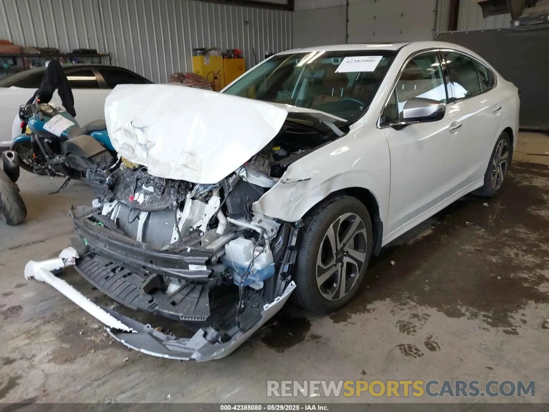 2 Photograph of a damaged car 4S3BWGP63N3003040 SUBARU LEGACY 2022