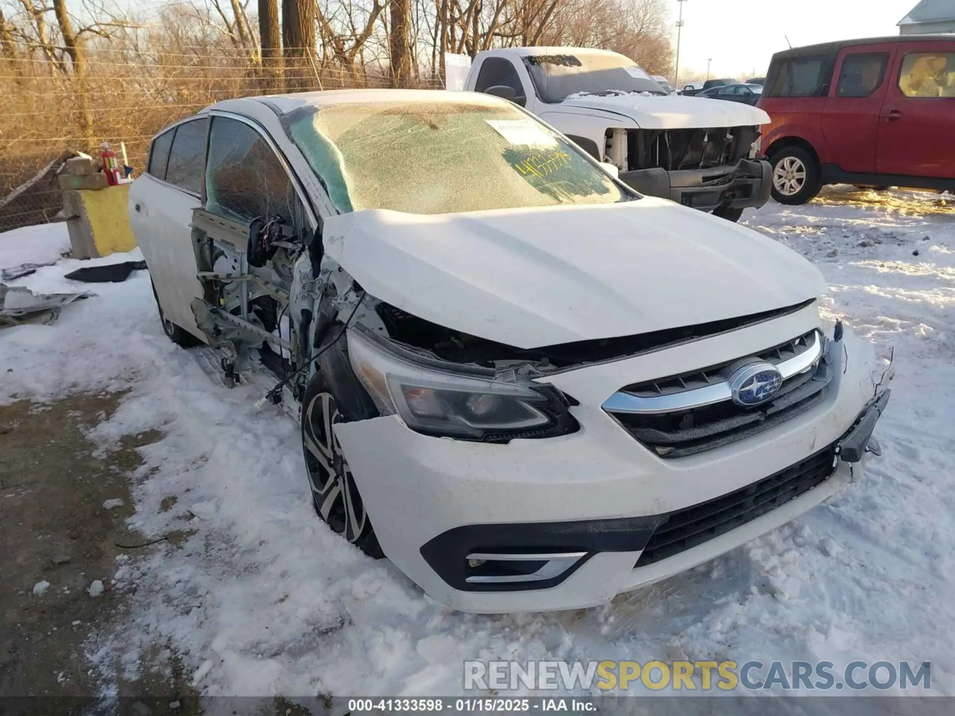 1 Photograph of a damaged car 4S3BWGP6XN3014360 SUBARU LEGACY 2022
