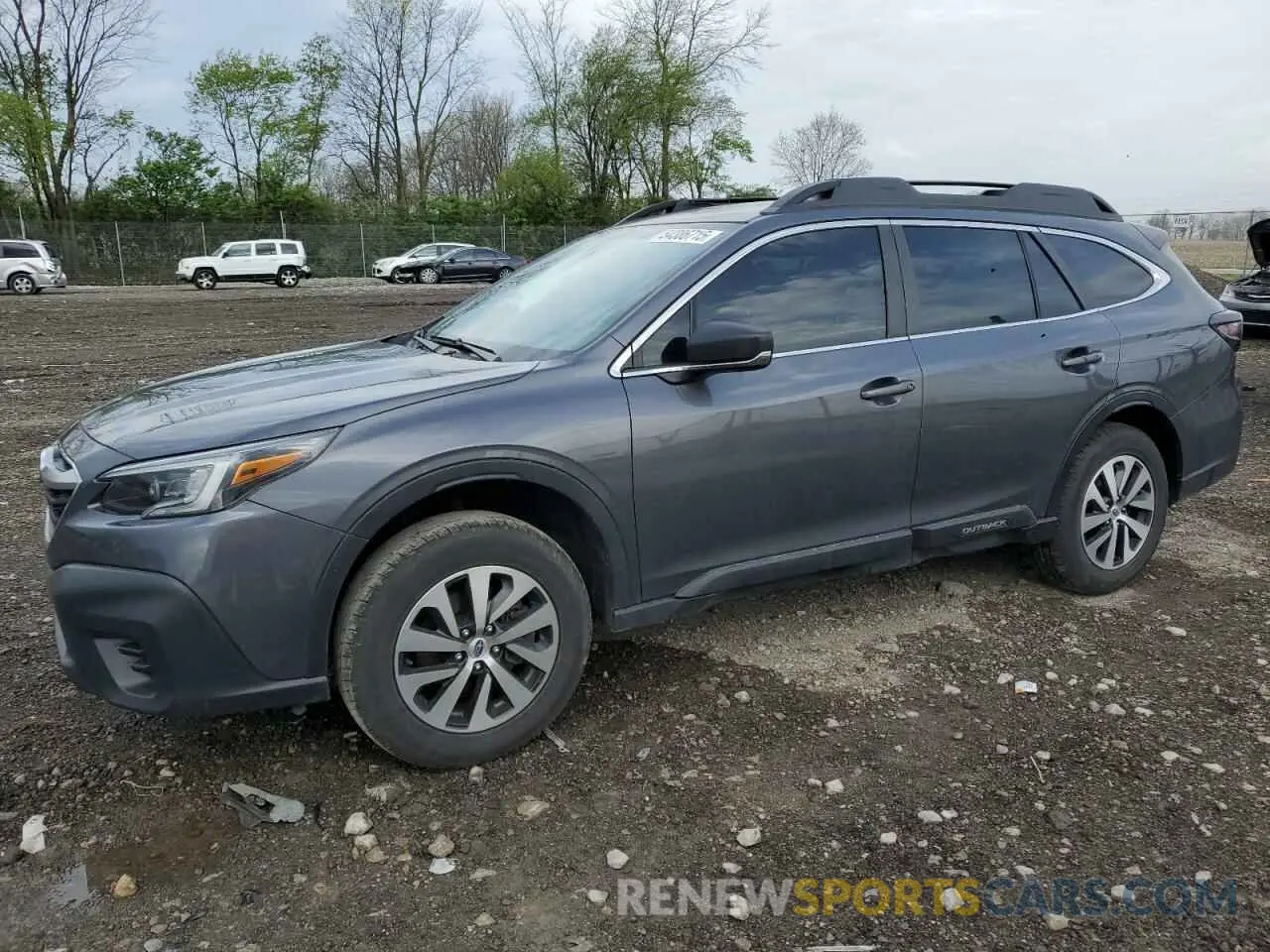 1 Photograph of a damaged car 4S4BTAAC4N3170362 SUBARU LEGACY 2022