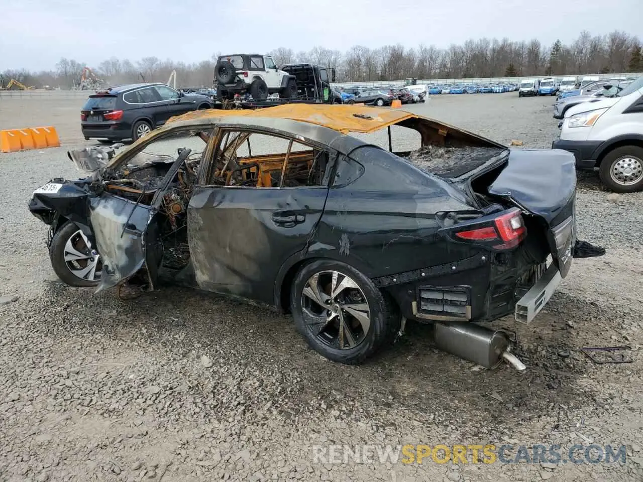 2 Фотография поврежденного автомобиля 4S3BWAC63P3014285 SUBARU LEGACY 2023