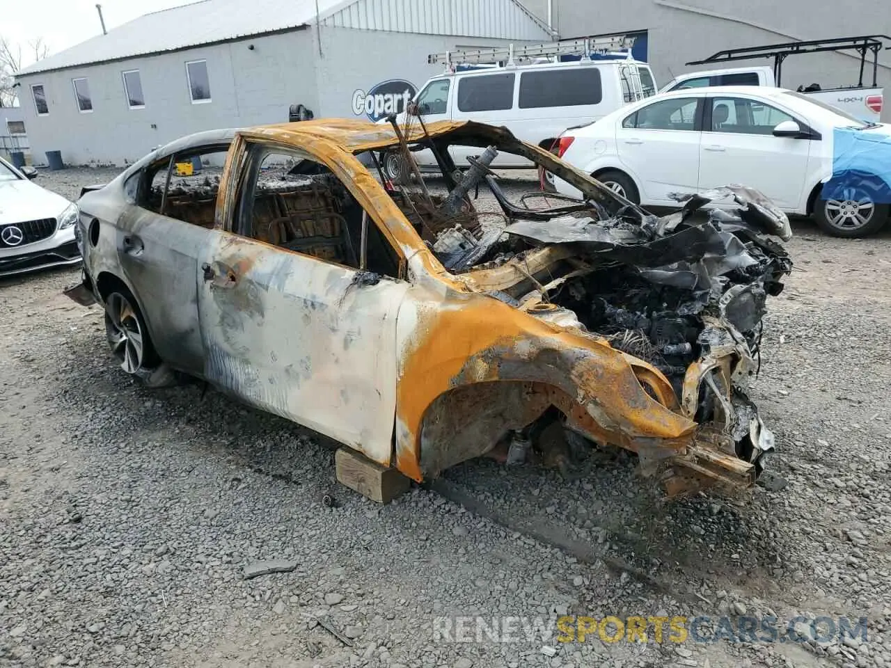 4 Фотография поврежденного автомобиля 4S3BWAC63P3014285 SUBARU LEGACY 2023