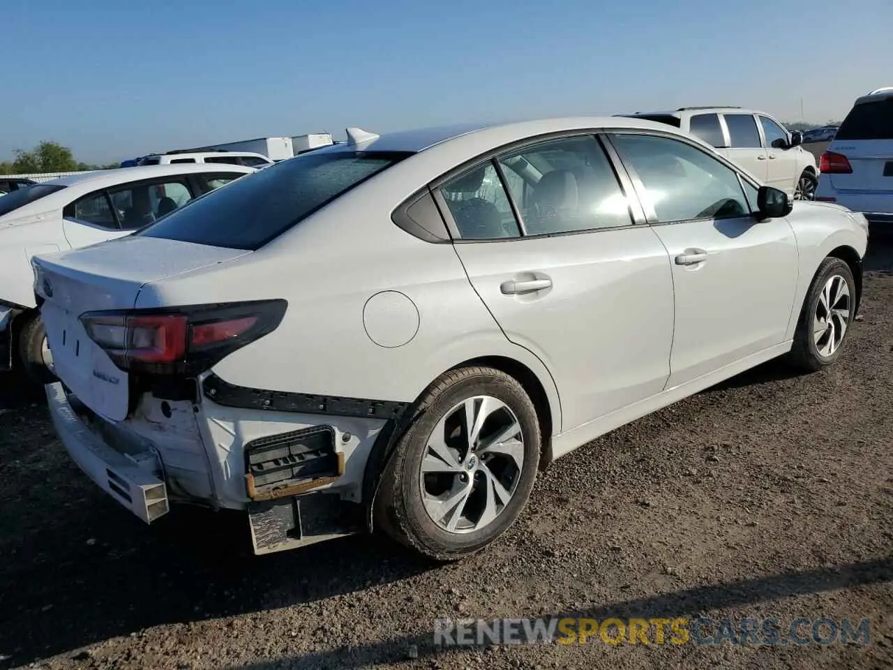 3 Photograph of a damaged car 4S3BWAC65P3008276 SUBARU LEGACY 2023