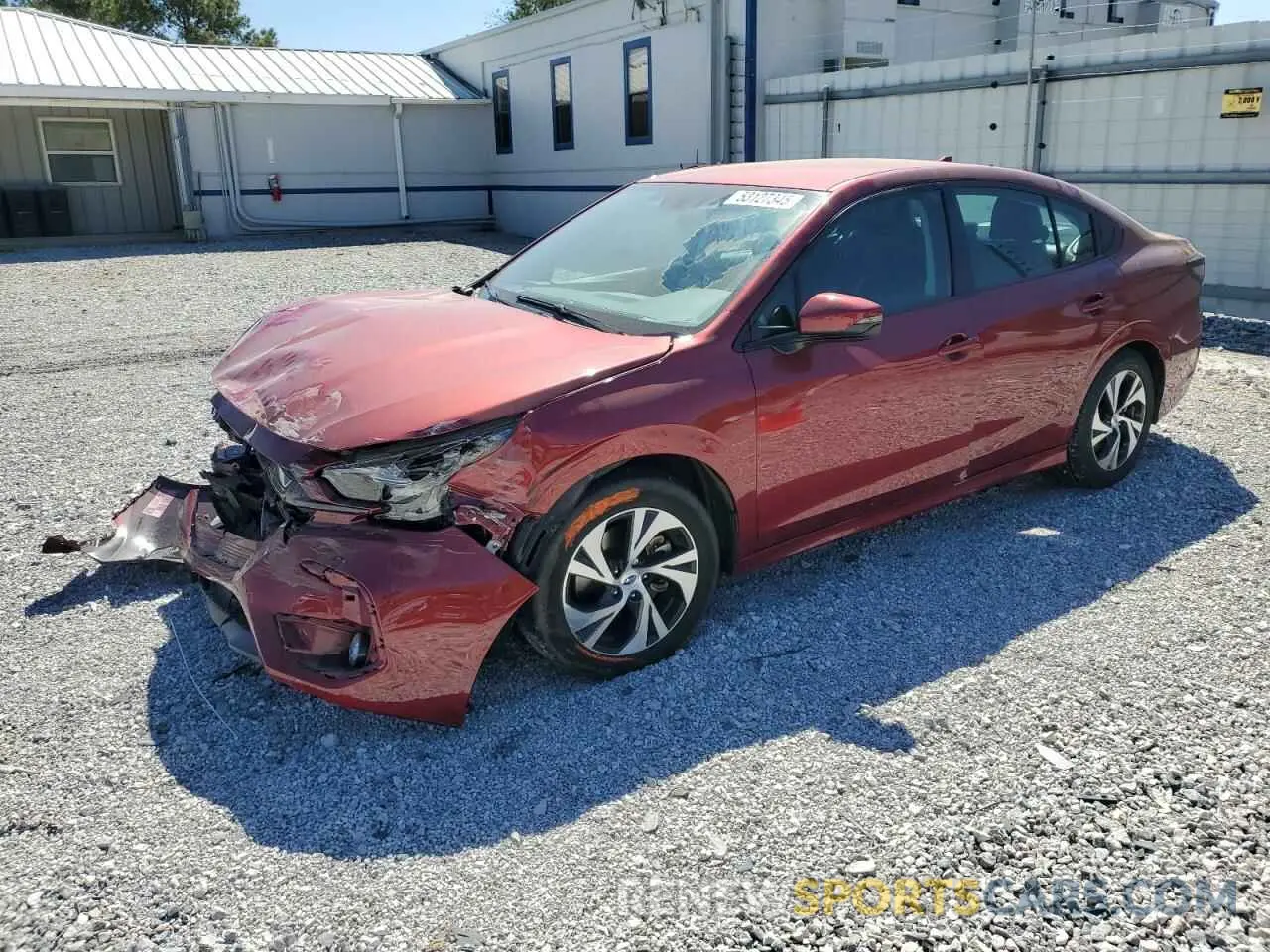 1 Photograph of a damaged car 4S3BWAD60P3006269 SUBARU LEGACY 2023
