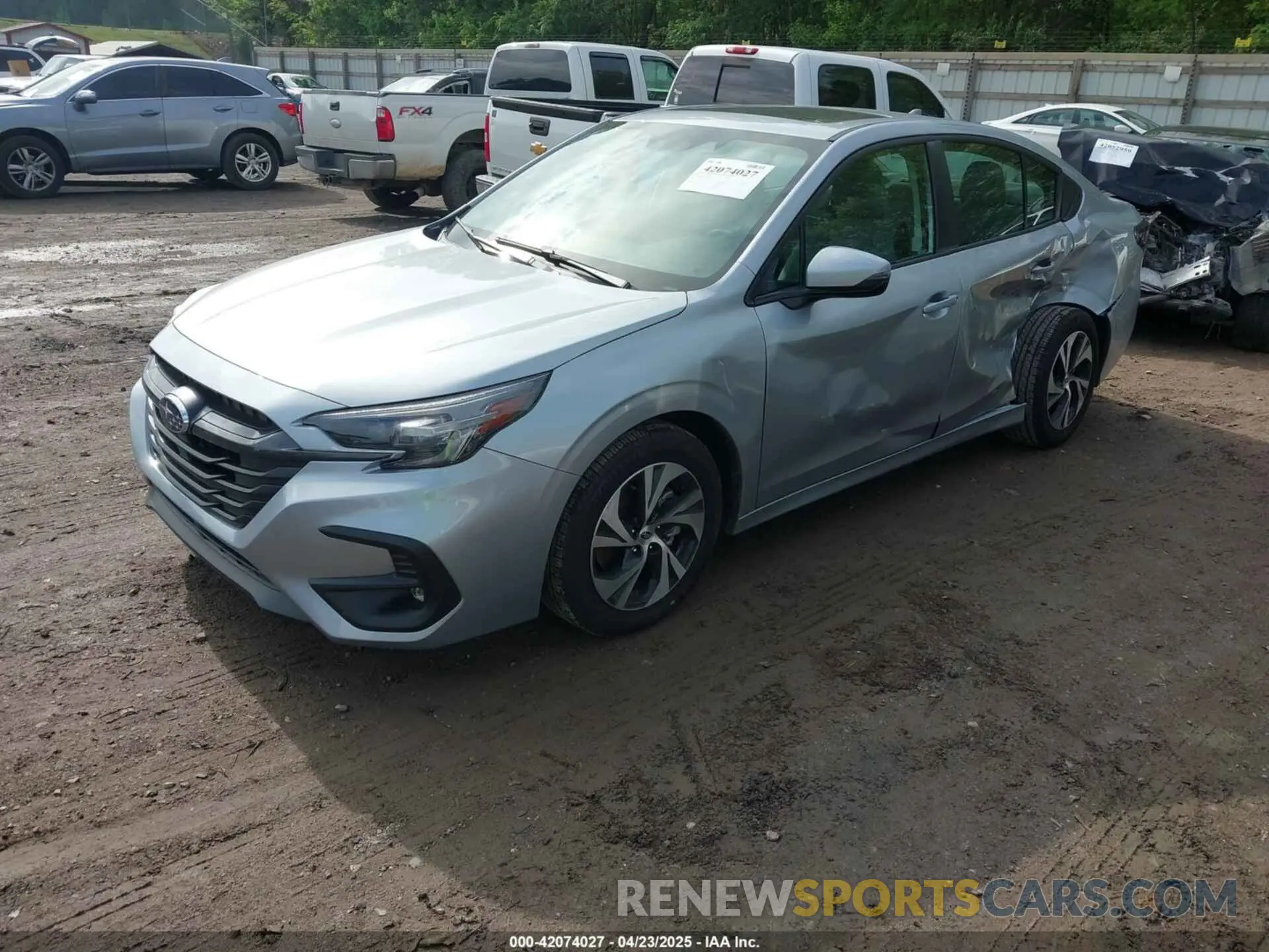 2 Фотография поврежденного автомобиля 4S3BWAF61P3012501 SUBARU LEGACY 2023