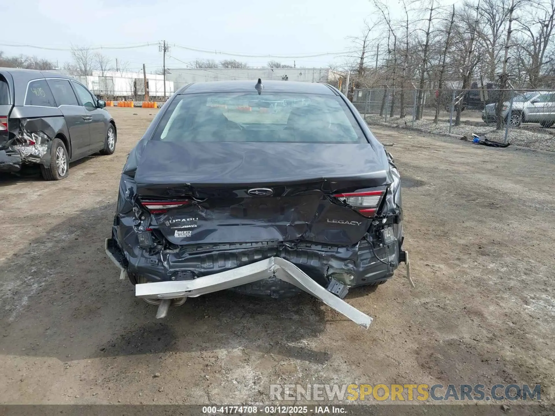 17 Photograph of a damaged car 4S3BWAF64P3011200 SUBARU LEGACY 2023