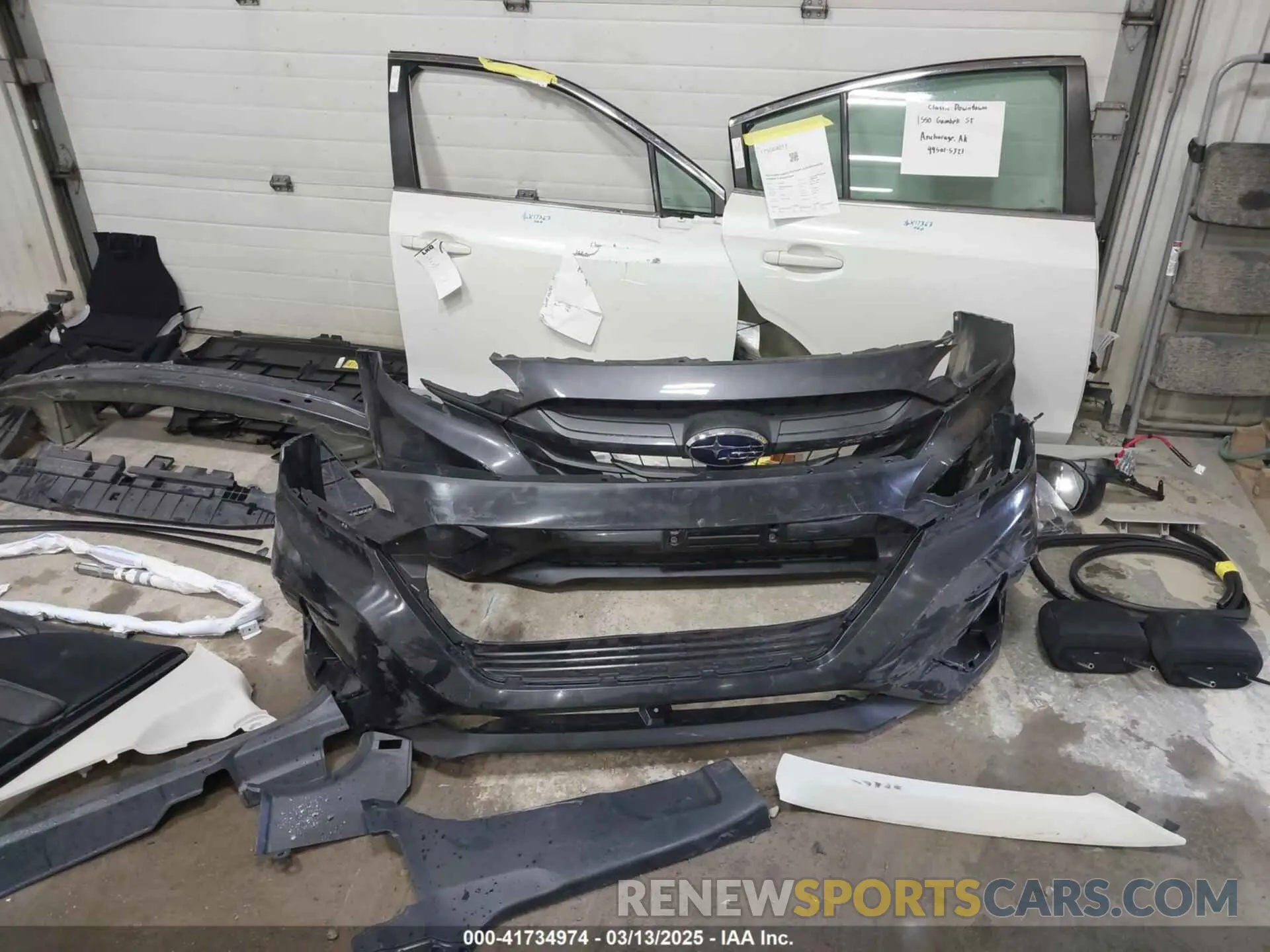 12 Photograph of a damaged car 4S3BWAF65P3005065 SUBARU LEGACY 2023