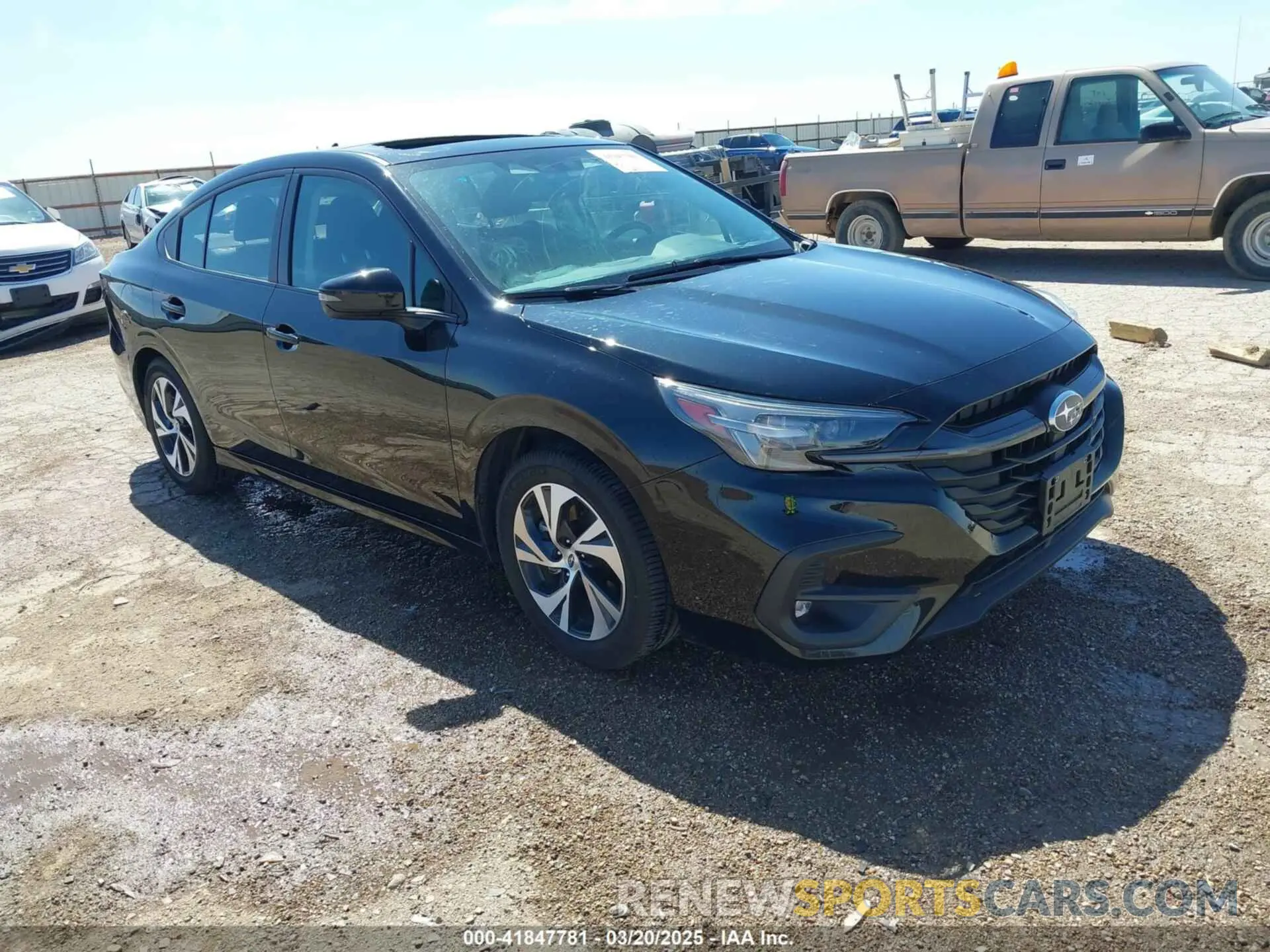 1 Photograph of a damaged car 4S3BWAF65P3008337 SUBARU LEGACY 2023