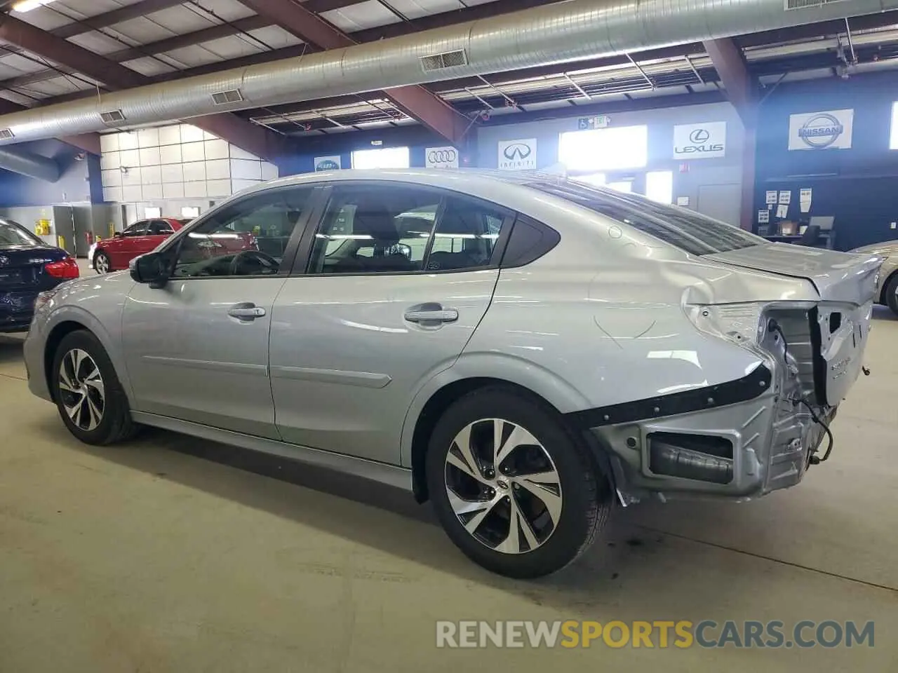 2 Photograph of a damaged car 4S3BWAF66P3003342 SUBARU LEGACY 2023
