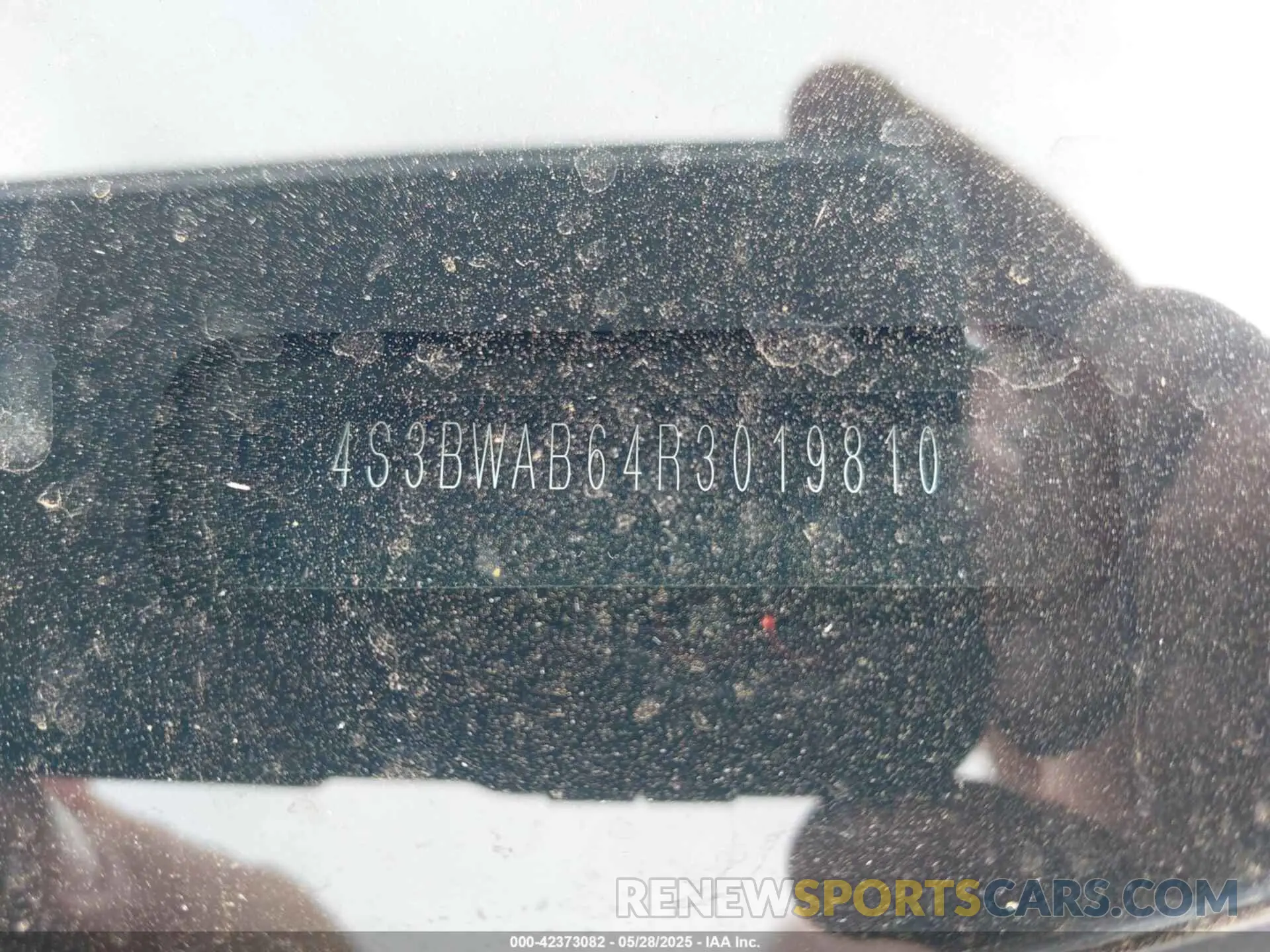 9 Фотография поврежденного автомобиля 4S3BWAB64R3019810 SUBARU LEGACY 2024