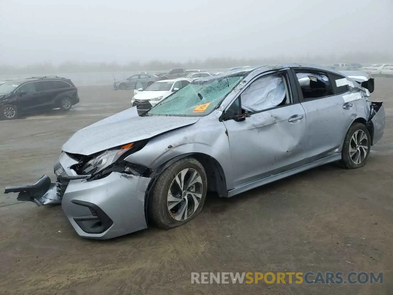 1 Photograph of a damaged car 4S3BWAD60R3010275 SUBARU LEGACY 2024