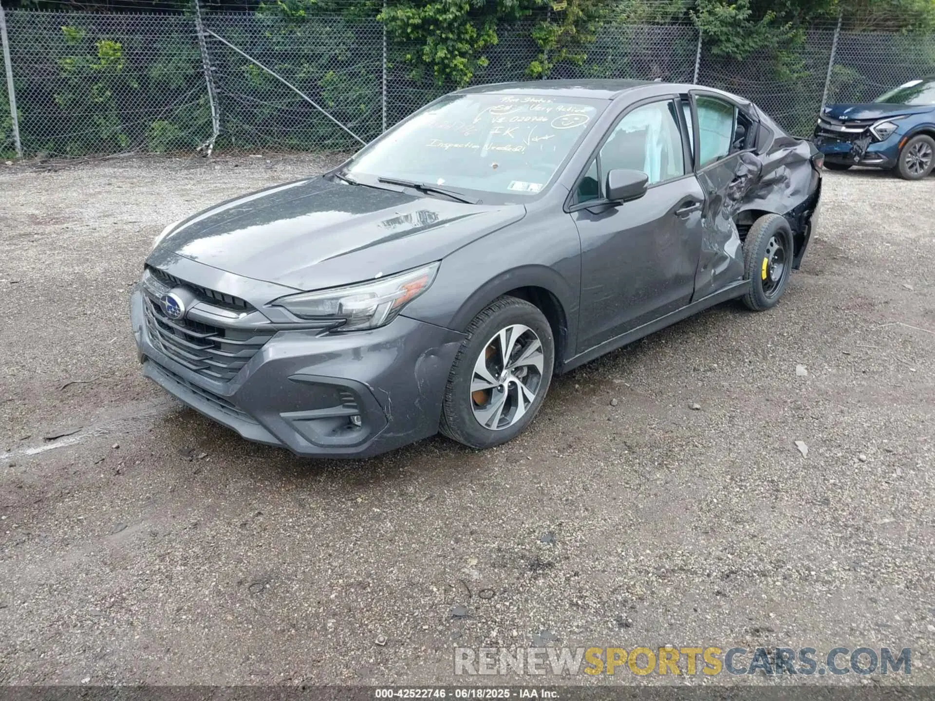 2 Photograph of a damaged car 4S3BWAD62R3020726 SUBARU LEGACY 2024