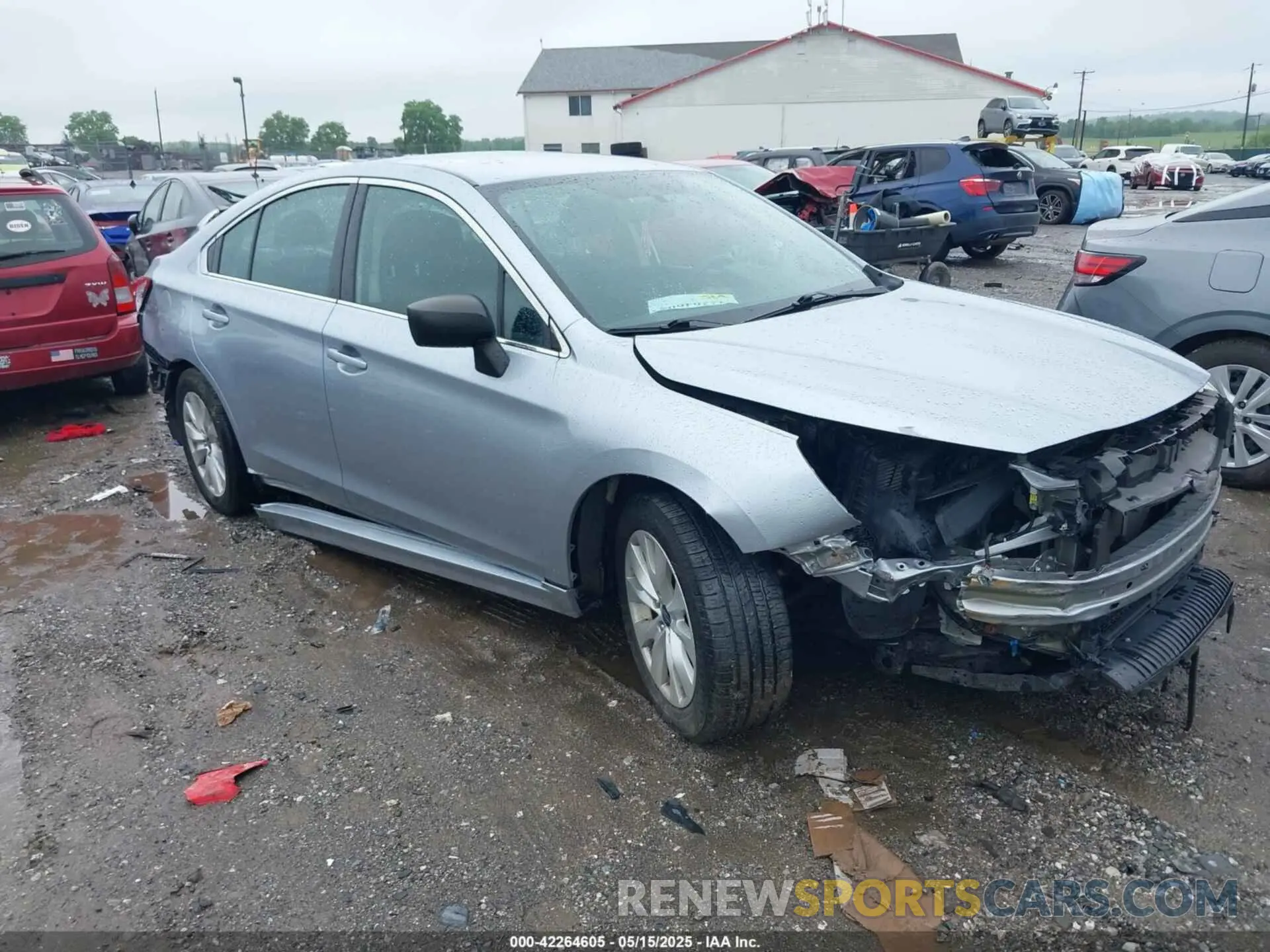 1 Photograph of a damaged car 4S3BWAD65R3029128 SUBARU LEGACY 2024