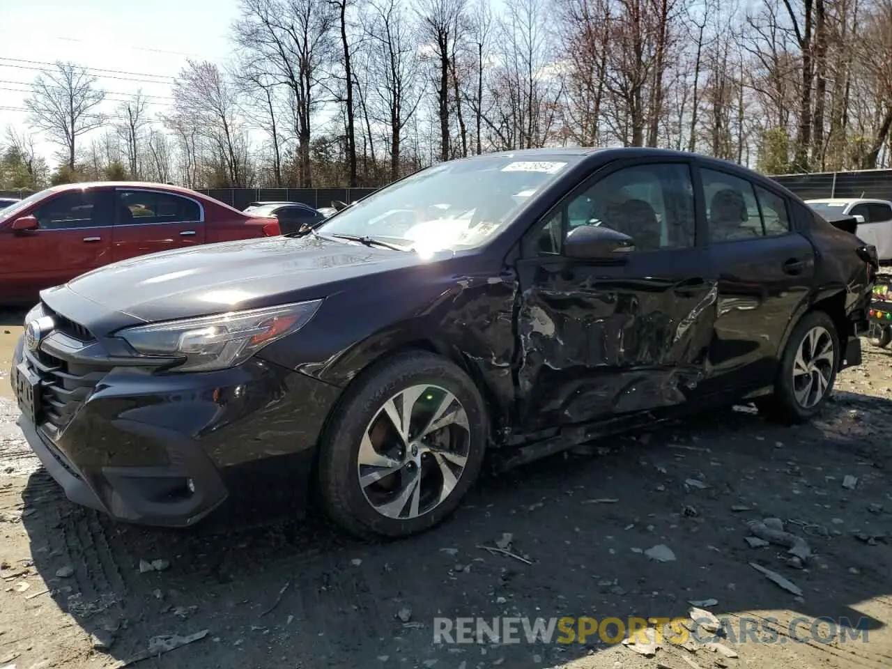 1 Photograph of a damaged car 4S3BWAD67R3008331 SUBARU LEGACY 2024