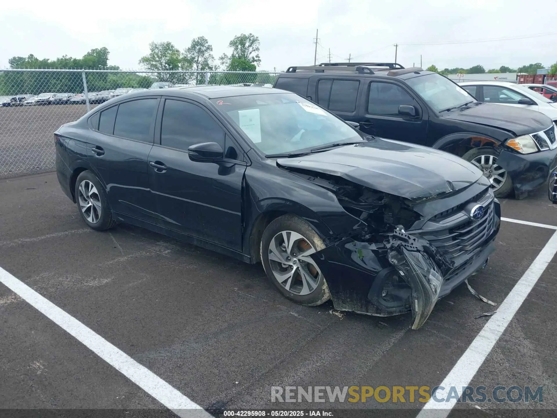 1 Photograph of a damaged car 4S3BWAF63R3014026 SUBARU LEGACY 2024