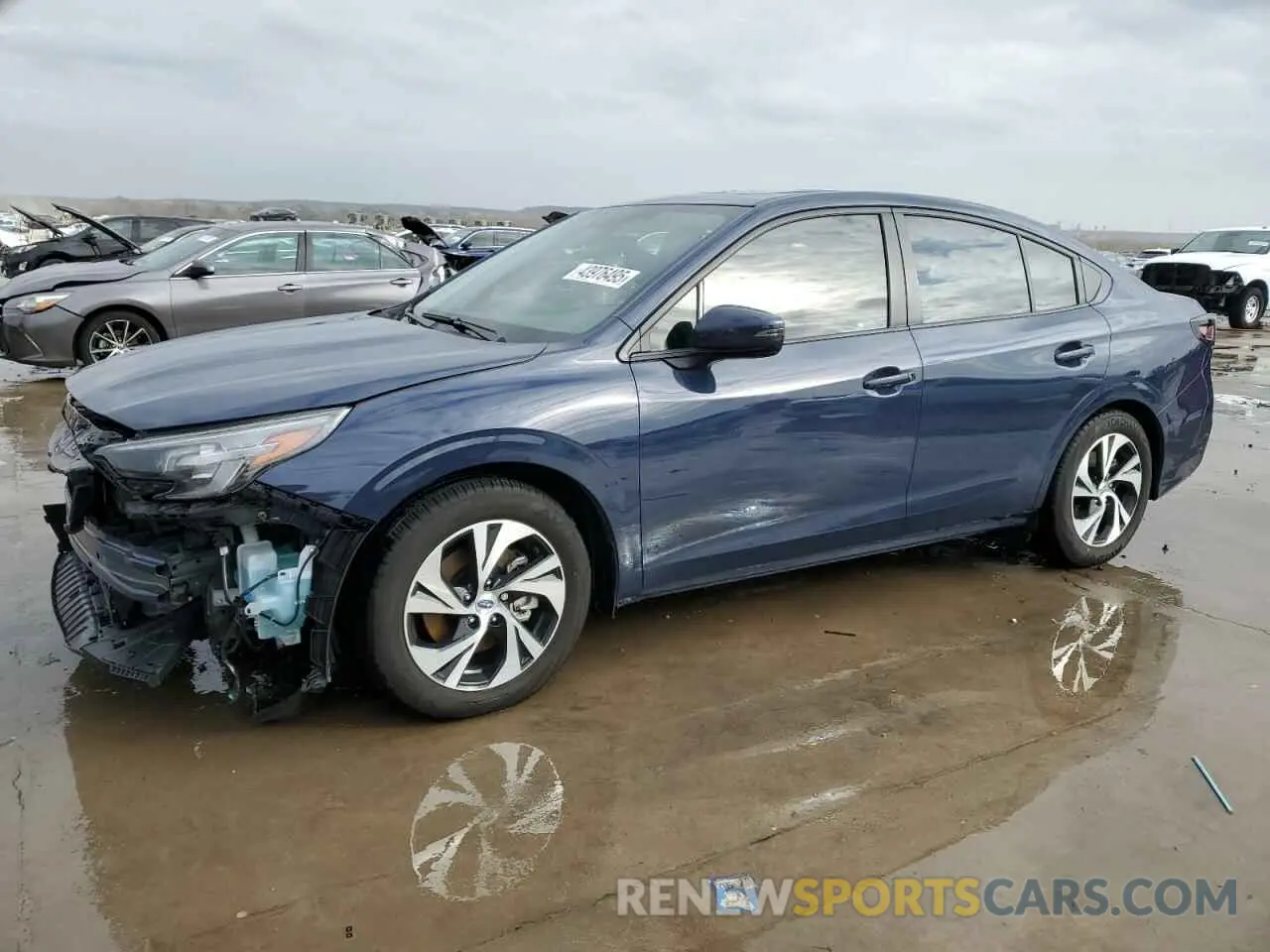 1 Photograph of a damaged car 4S3BWAF68R3024552 SUBARU LEGACY 2024
