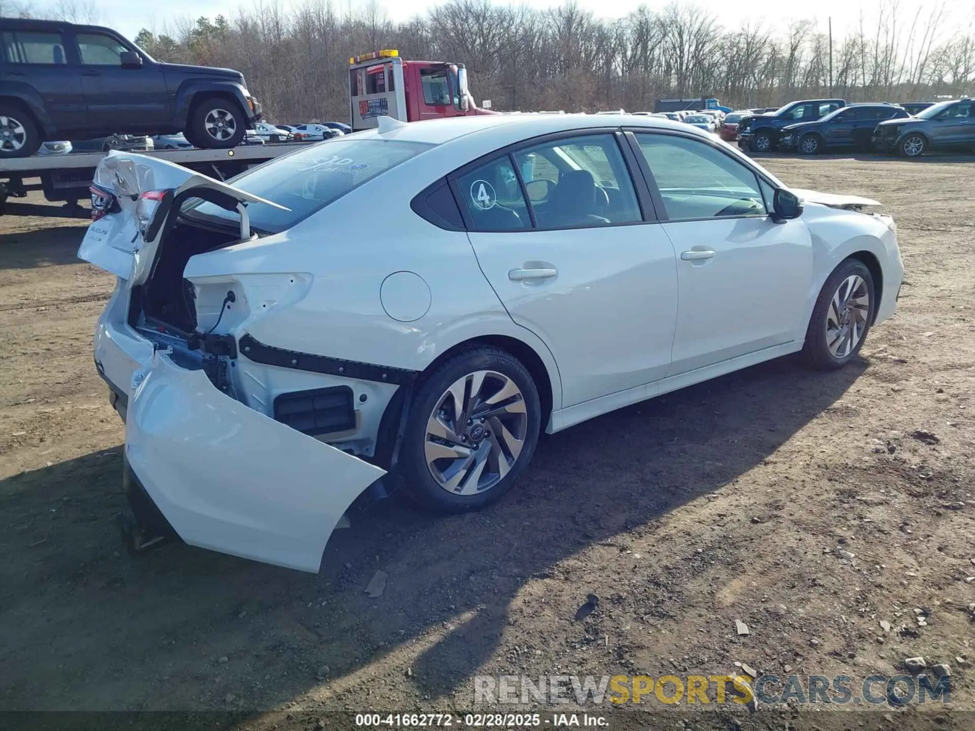 4 Photograph of a damaged car 4S3BWAN65S3012270 SUBARU LEGACY 2025